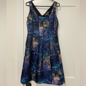 Unworn Donna Rico Blue Fit & Flare Dress - Size 8
